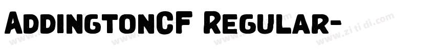 AddingtonCF Regular字体转换 AddingtonCF Regular字体转换